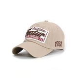 Perlotus Featur Arizona Erkek Kadın Vintage Beyzbol Pamuklu Şapka Krem