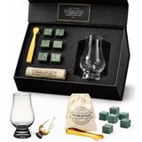 Perlotus Lotus Viski Tadım Seti 190 Ml Aroma Bardağı + 6 Granit Viski Taşıpremium Hediye Kutulu Tadımcı Seti