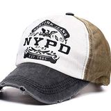 Perlotus Nypd Şapka Cap Şapka Eskitme Tasarım Yeşil