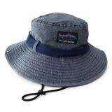 Perlotus Outdoor Safari Şapka – Erkek Kadın Pamuklu Boonie Şapka, Geniş Siperli, Nefes Alan, Ayarlanabilir İpli (Kamp, Balıkçılık, Yürüyüş, Seyahat) Lacivert