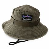Perlotus Outdoor Safari Şapka – Erkek Kadın Pamuklu Boonie Şapka, Geniş Siperli, Nefes Alan, Ayarlanabilir İpli (Kamp, Balıkçılık, Yürüyüş, Seyahat) Yeşil