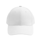 Perlotus Unisex Spor Kep Şapka Mikro Polyester Kumaş 6 Parça Ayarlanabilir Metal Tokalı Beyaz