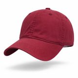 Perlotus%100 Pamuklu Unisex Beyzbol Şapkası, Ayarlanabilir Metal Tokalı 58-60 cm, 4 Mevsim Günlük Kullanım Şapka, Casual Outdoor BORDO
