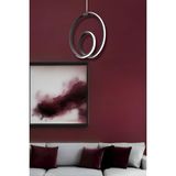 Perma Black Tek Renk Modern Sarkıt LED Avize - Siyah