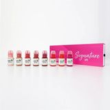 Perma Blend - Signature Lip Set - 8'li Kalıcı Makyaj Boya Seti - 15 ml - Renkli
