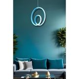 Perma Mavi Tek Renk Modern Sarkıt LED Avize