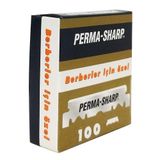 Perma Sharp Berber Jileti, 100'lü Paket, Yarım Tıraş Bıçağı, Ustura Uyumlu Permasharp Jilet (1)