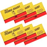 Perma-Sharp Çift Taraflı Tıraş Bıçağı, 6 Kutu x 5 Adet, Toplam 30 Jilet