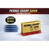 Perma-Sharp Super Paslanmaz Çelik Tıraş Bıçağı 5’Li 1 Kutu