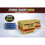 Perma-Sharp Super Paslanmaz Çelik Tıraş Bıçağı 5’Li 5 Kutu