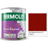 Permolit Enamel Bayrak Kırmızı 0.25 lt Sentetik Yağlı Boya