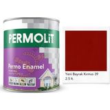 Permolit Enamel Bayrak Kırmızı 2,5 lt Sentetik Yağlı Boya