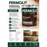 Permolit Permosel Selülozik Dolgu Verniği Masif Ahşap Kaplama Malzeme ve Mdf Yüzeylerde Kullanılır 12 kg ( 12.6 Litre)