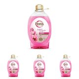 Peros Doğanın Hediyeleri Amber & Gül Sıvı Sabun 3000 G (4 paketi)