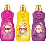 Peros Konsantre Çamaşır Yumuşatıcısı 60 Yıkama 1440 ml Kiraz Çiçeği+Lavanta + Yasemin 3 Adet - 1,44 lt