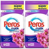 Peros Matik Toz Çamaşır Deterjanı 20KG Yıldız Çiçeği (Beyaz ve Renkliler) (134 Yıkama) (2PK*10KG) - 20 kg