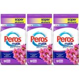 Peros Matik Toz Çamaşır Deterjanı 30KG Yıldız Çiçeği (Beyaz ve Renkliler) (201 Yıkama) (3PK*10KG) - 30 kg
