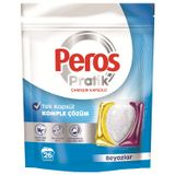 Peros Pratik Matik Çamaşır Deterjanı Kapsülü - Tableti 26 Adet Beyazlar