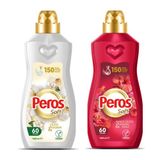 Peros Soft 1440 ml İnci Çiçeği & Kaşmir ve Amber & Sandal Ağacı 2 li Set