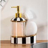 PEROTTİ 16723 MAURA NERO 2Lİ CAM SIVI SABUNLUK SET