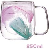 Perotti 16791 Double Feather Çift Cidarlı Kupa 2 Adet 250 ml