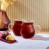 Perotti Ala 2’li Cam Kupa 350 ml - Renkli