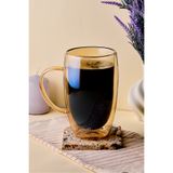 Perotti Amber Çift Cidarlı Latte Kupa 450 ml