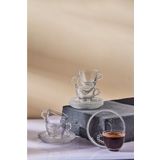 Perotti Boncukbağı 6 Kişilik 12 Parça 90ml Cam Kahve Fincanı 12602