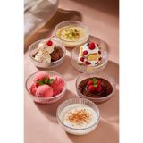 Perotti Bonito 6 Parça Cam Sosluk ve Kahvaltı Kase Seti