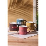 Perotti BOSS 4'lü Porselen New Bone China 480 ml Kupa Seti Mug