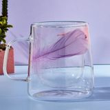Perotti Double Feather Çift Cidarlı Kupa 250 ml - 1 Adet