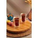 Perotti Double Wall 2 Li Cift Cidarli Kulplu Cay Bardagi 15538
