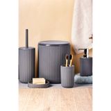 Perotti Faggiano Grey 5 Parça Kırılmaz PP Banyo Seti – 6.5 Litre Kovalı