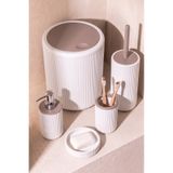 Perotti Faggiano Whitape 5 Parça Kırılmaz PP Banyo Seti – 6.5 Litre Kovalı