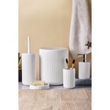 Perotti Faggiano White 5 Parça Kırılmaz PP Banyo Seti – 6.5 Litre Kovalı