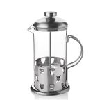 Perotti French Press 350 ML Metal Metalik Metal