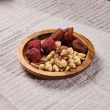 Perotti Morry 15 cm Kahverengi Akasya Yuvarlak Sunum Tahtası
