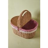 Perotti Picnic Hasır Oval Piknik Sepeti 15229