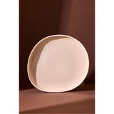 Perotti Roma Beige Porselen Pasta Tabağı 22.4x20.3x3.4 cm