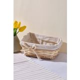 Perotti Salice Hasır Dikdörtgen Ekmek Sepeti 22x15x9 Cm