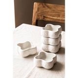 Perotti Snack Dish 6'lı Porselen Reçellik Sosluk 5,5 cm