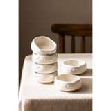 Perotti Snack Dish 6'lı Porselen Reçellik Sosluk 6 cm