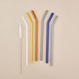Perotti Straw Color 6'lı Cam Pipet Fırça Seti - Renkli - Ahşap