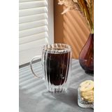 Perotti Stripe 450ml Çift Cidarlı Kupa