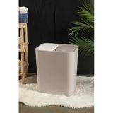 Perotti Taupe Beyaz Milton 15 Litre 2 Li Çöp Kovası