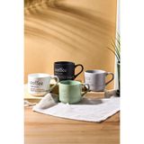 Perotti Tea-Coffee 4'lü Porselen New Bone China 265 ml Kupa Seti Mug