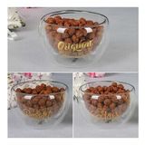 Perotti Tekli Çift Cidarlı Cam Kase Double Bowl 300ml 13796