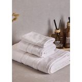 Perotti Towy White 100% Pamuk 3'lü Banyo Havlusu Seti - Standart - Beyaz
