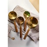 Perotti Vasto Gold Ahşap Saplı 4 Lü Ölçü Kaşığı Büyük Boy 17743