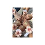 Perrla Shop 10’lu Pembe Tüylü Inci Nedime Gelin Bilekliği Bride To Be Bekarlığa Veda Partisi